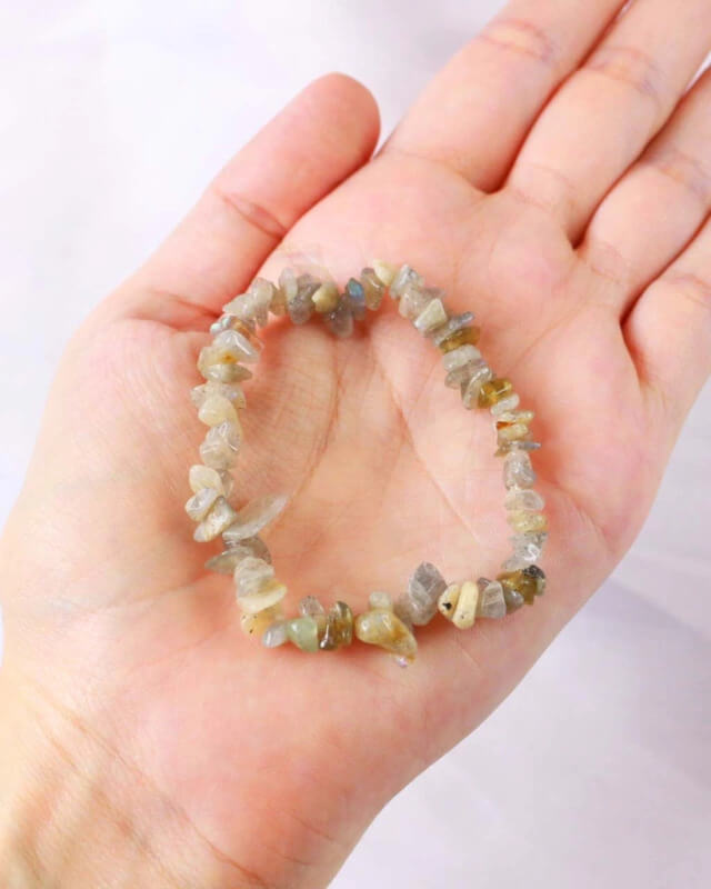 pulseira de labradorita