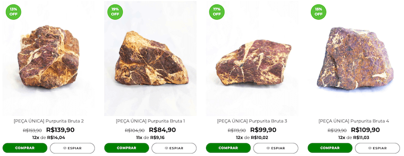 comprar pedra purpurita